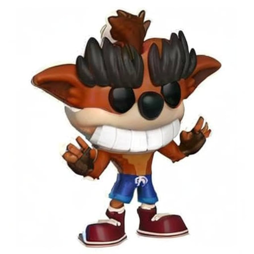 Pop! Games Crash Bandicoot Vinyl Figure Fake Crash Bandicoot